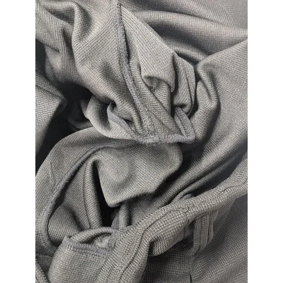 Halara Wide Leg Pleated Trousers Women Size L Pull On Pants Minimalist Stretch - Picture 10 of 12